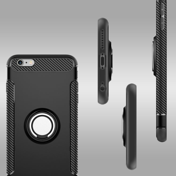 For iPhone 6 Plus & 6s Plus Magnetic 360 Degree Rotation Ring Armor Protective Case