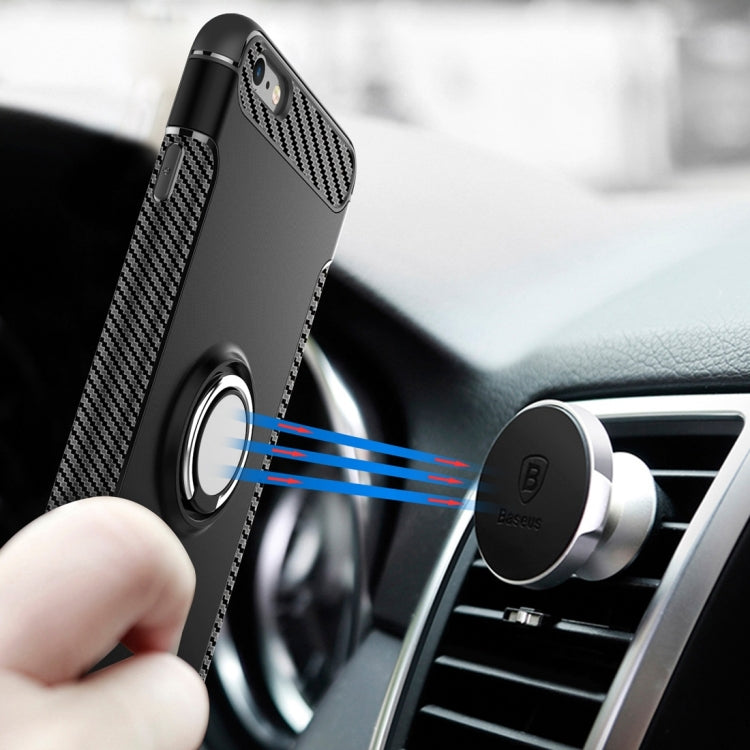 For iPhone 6 Plus & 6s Plus Magnetic 360 Degree Rotation Ring Armor Protective Case