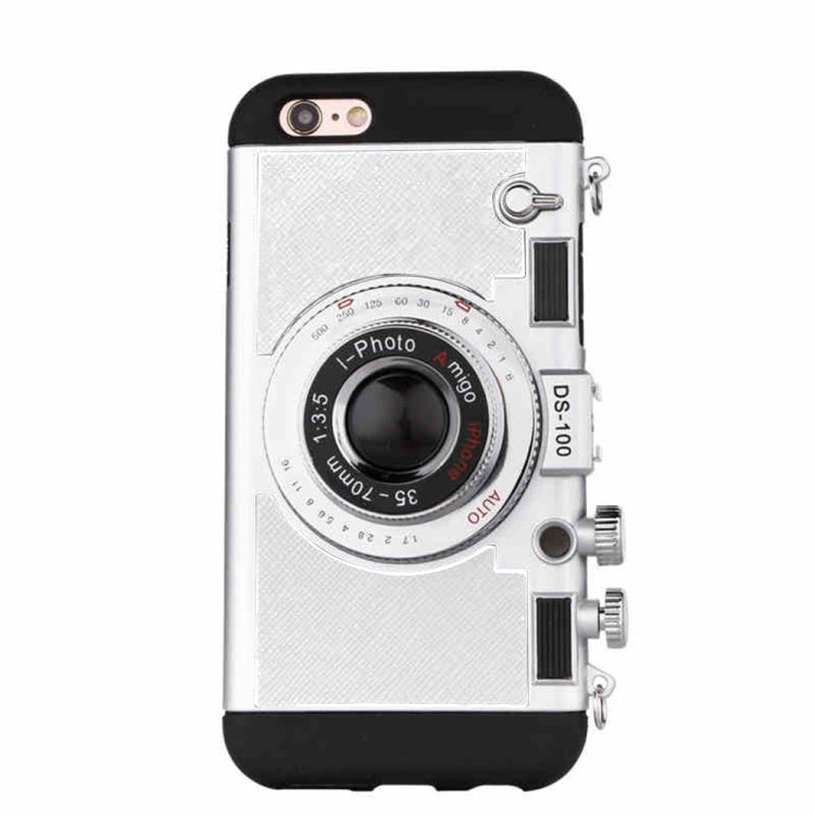 For iPhone 6 Plus & 6s Plus 2 in 1 Detachable Camera Shaped Protection Back Cover Case with Sling