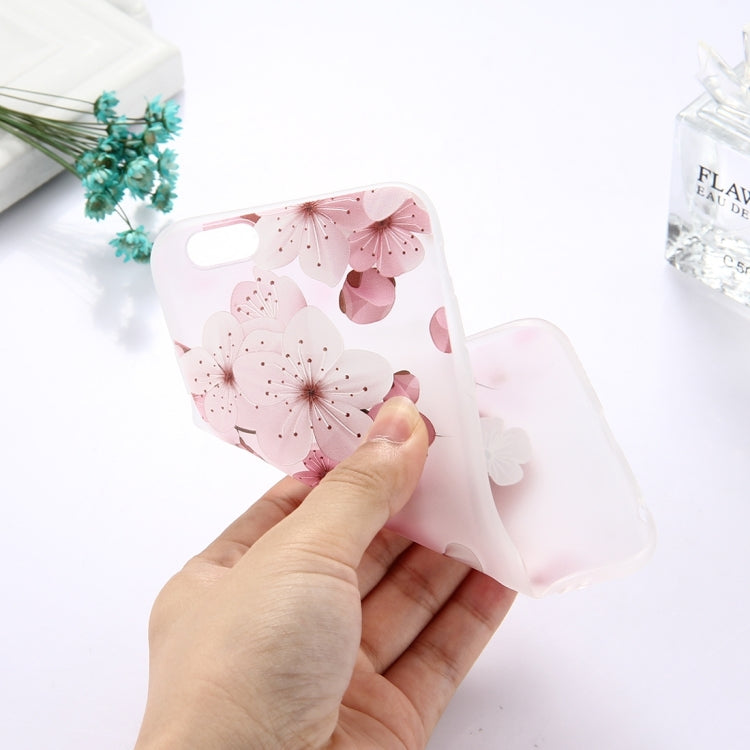 For iPhone 6 Plus & 6s Plus TPU Frosted Embossed