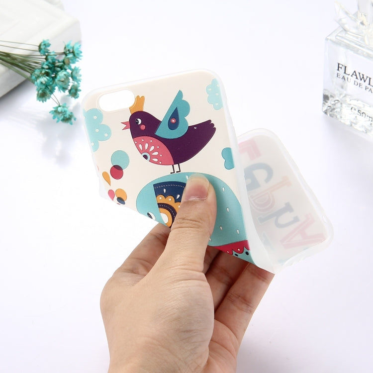 For iPhone 6 Plus & 6s Plus TPU Frosted Embossed