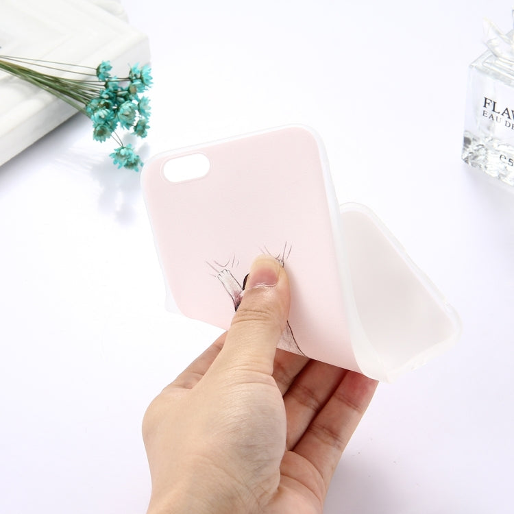For iPhone 6 Plus & 6s Plus TPU Frosted Embossed