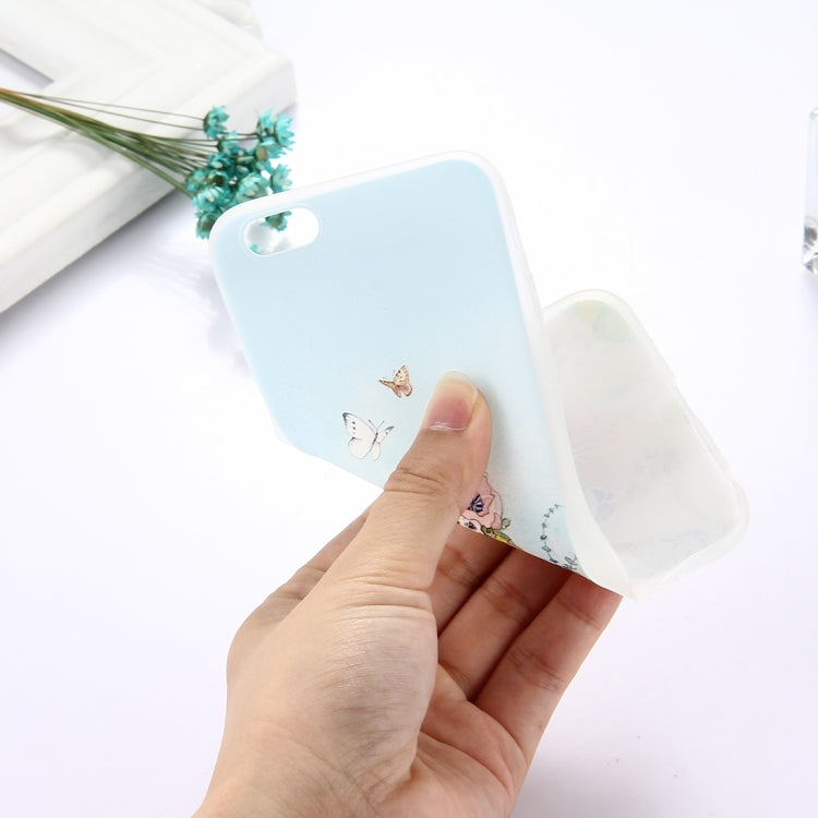For iPhone 6 Plus & 6s Plus TPU Frosted Embossed