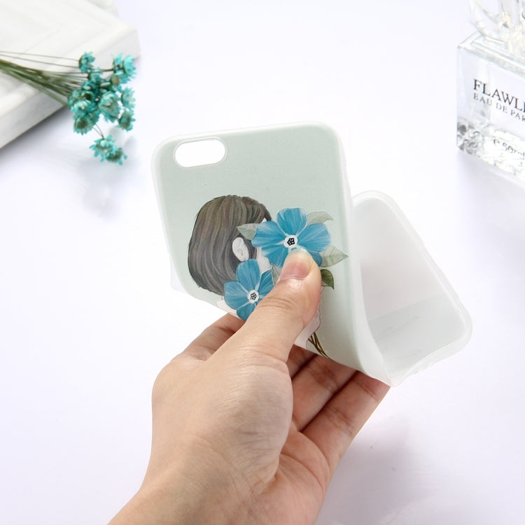 For iPhone 6 Plus & 6s Plus TPU Frosted Embossed