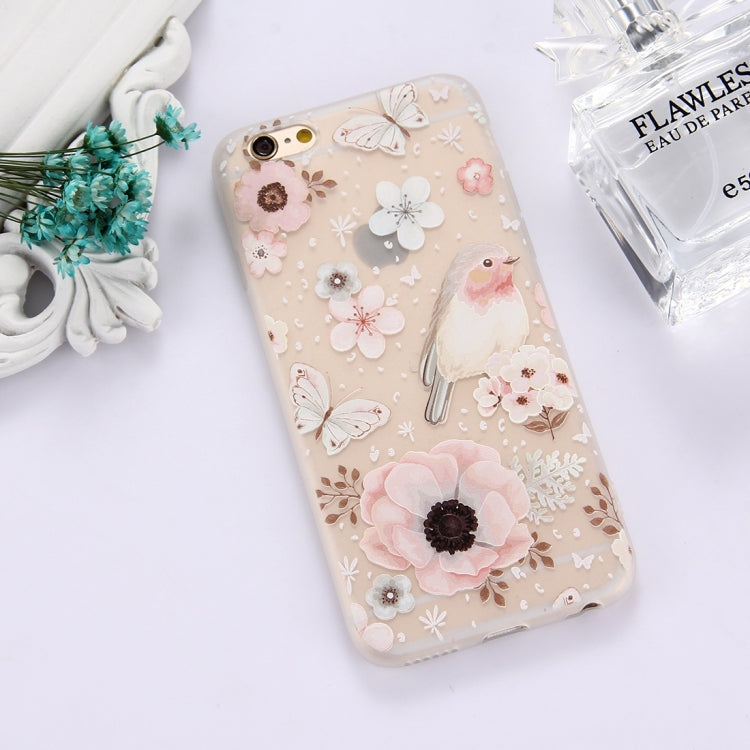 For iPhone 6 Plus & 6s Plus TPU Frosted Embossed