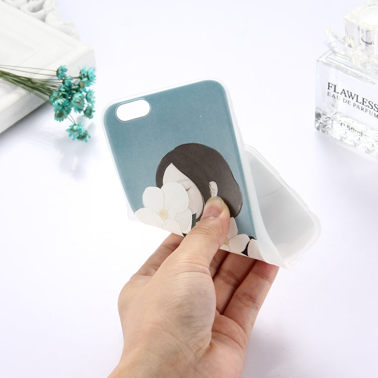 For iPhone 6 Plus & 6s Plus TPU Frosted Embossed