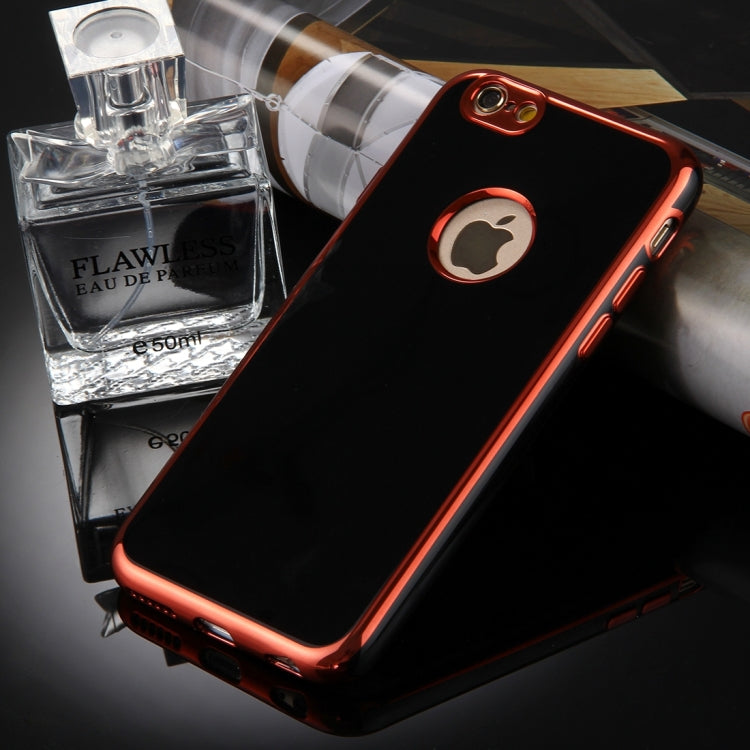For iPhone 6 Plus & 6s Plus 360 Degree Shockproof Detachable Electroplating TPU + PC Combination Protective Case with White PC Cover