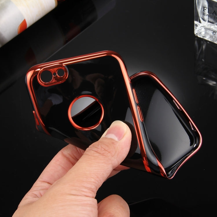 For iPhone 6 Plus & 6s Plus 360 Degree Shockproof Detachable Electroplating TPU + PC Combination Protective Case with White PC Cover