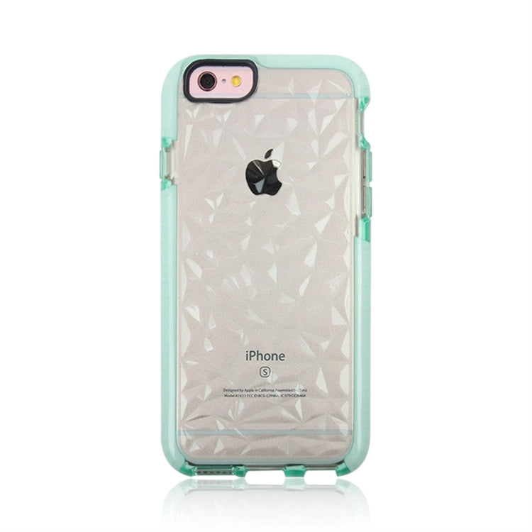 For iPhone 6 Plus & 6s Plus Diamond Texture TPU Dropproof Protective Back Cover Case