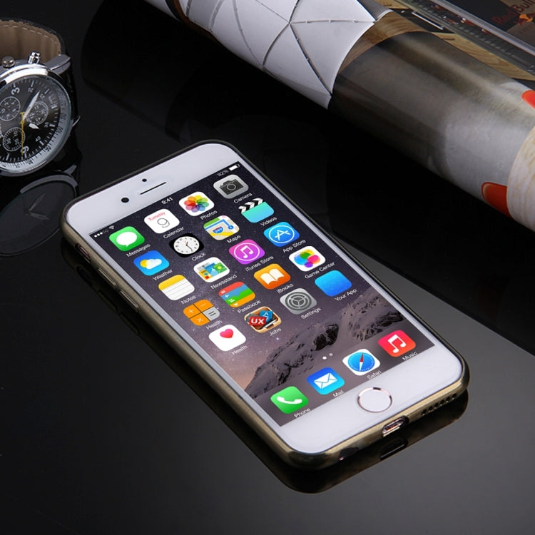 For iPhone 6 Plus & 6s Plus Artistic Carbon Fibre Texture Soft TPU Protective Case Back Cover
