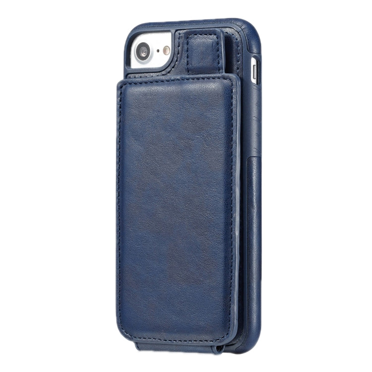 For iPhone 6 Plus & 6s Plus Retro PU Leather Texture Vertical Flip Protective Leather Case with Card Slots & Wallet & Photo Frame