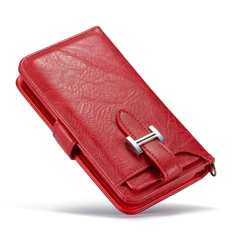 For iPhone 6 Plus & 6s Plus PU Detachable Horizontal Flip Protective Leather Case with Card Slots & Wallet & Photo Frame