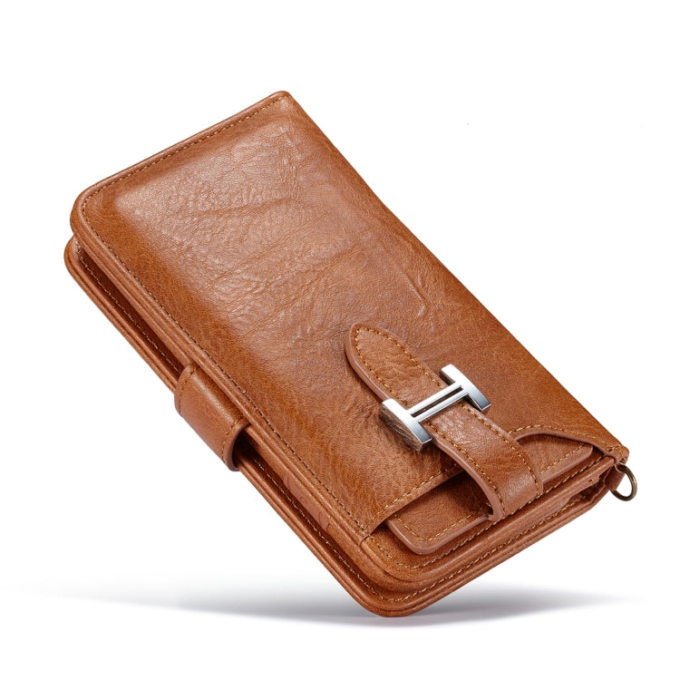 For iPhone 6 Plus & 6s Plus PU Detachable Horizontal Flip Protective Leather Case with Card Slots & Wallet & Photo Frame