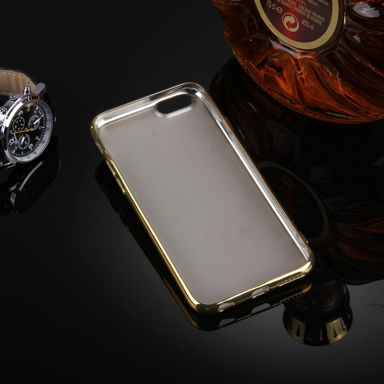 For iPhone 6 Plus & 6s Plus Diamond Encrusted Electroplating Mirror Protective Cover Case with Hidden Ring Holder
