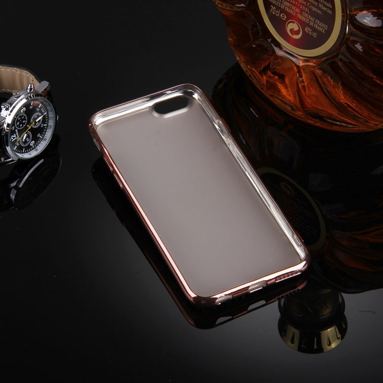 For iPhone 6 Plus & 6s Plus Diamond Encrusted Electroplating Mirror Protective Cover Case with Hidden Ring Holder