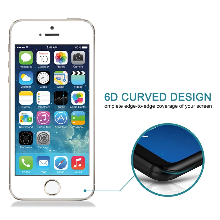 9H 6D Anti-peep Tempered Glass Film for iPhone 6 Plus / 6s Plus