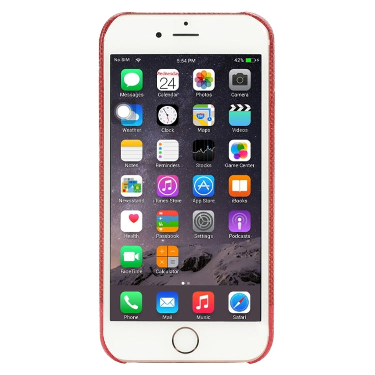 For iPhone 6 Plus & 6s Plus Cross Texture Protective Back Case
