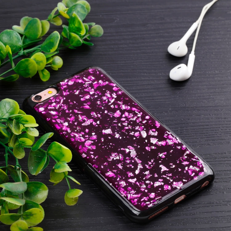 For iPhone 6 Plus & 6s Plus Gold Foil TPU Protective Back Cover Case
