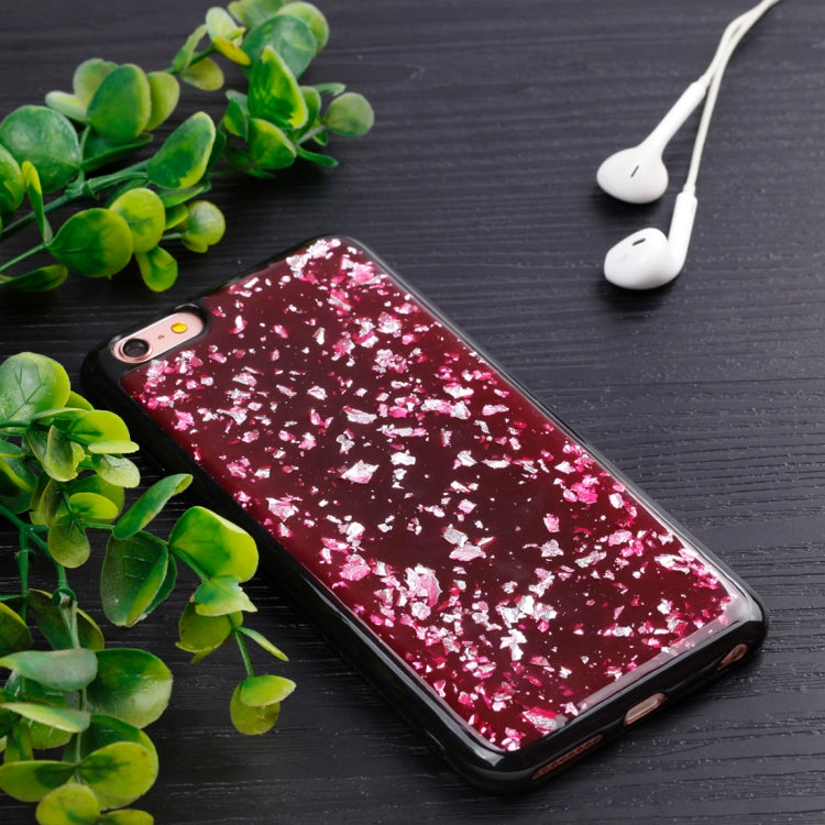 For iPhone 6 Plus & 6s Plus Gold Foil TPU Protective Back Cover Case