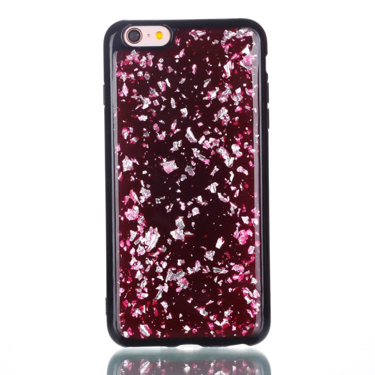 For iPhone 6 Plus & 6s Plus Gold Foil TPU Protective Back Cover Case