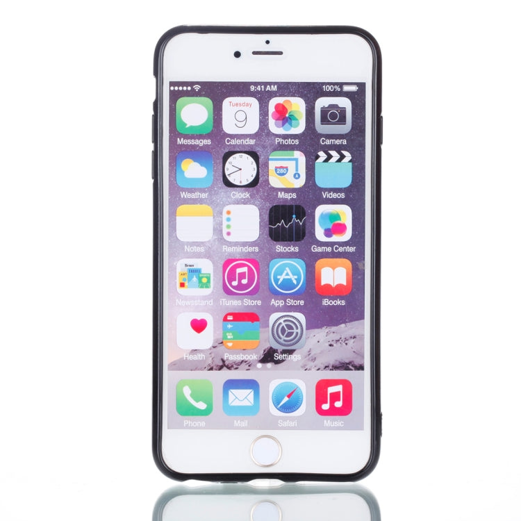 For iPhone 6 Plus & 6s Plus Gold Foil TPU Protective Back Cover Case