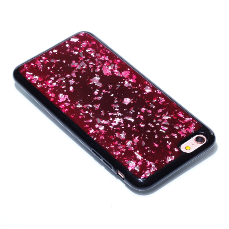 For iPhone 6 Plus & 6s Plus Gold Foil TPU Protective Back Cover Case