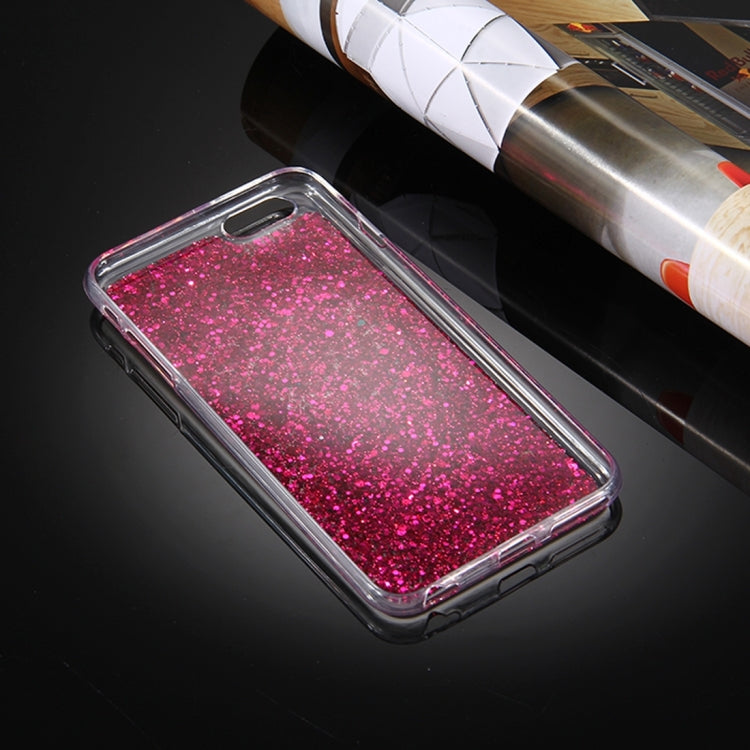 For iPhone 6 Plus & 6s Plus Glitter Powder Heart-shaped Words Pattern Soft TPU Protective Case