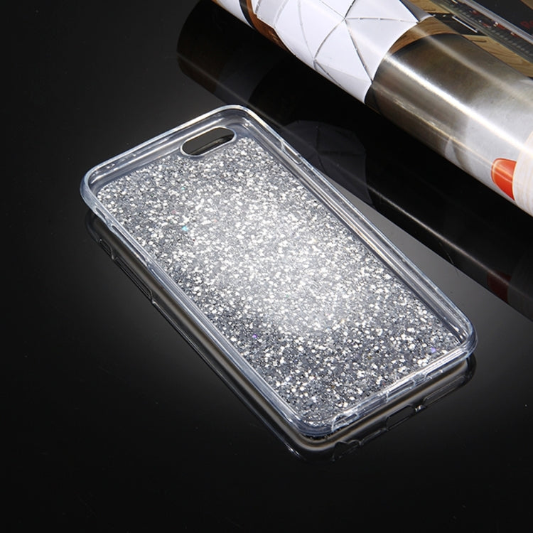 For iPhone 6 Plus & 6s Plus Glitter Powder Ice Cream Words Pattern Soft TPU Protective Case