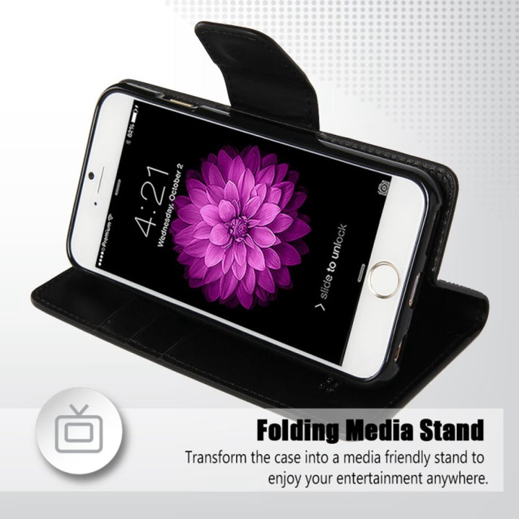 GOOSPERY SONATA DIARY Series for iPhone 6 Plus & 6s Plus Horizontal Flip Leather Case with Holder & Card Slots & Wallet