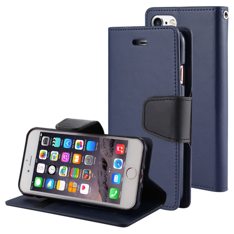 GOOSPERY SONATA DIARY Series for iPhone 6 Plus & 6s Plus Horizontal Flip Leather Case with Holder & Card Slots & Wallet