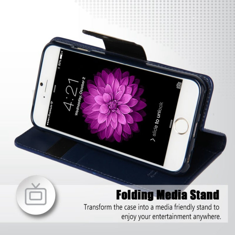 GOOSPERY SONATA DIARY Series for iPhone 6 Plus & 6s Plus Horizontal Flip Leather Case with Holder & Card Slots & Wallet