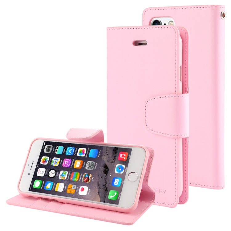 GOOSPERY SONATA DIARY Series for iPhone 6 Plus & 6s Plus Horizontal Flip Leather Case with Holder & Card Slots & Wallet