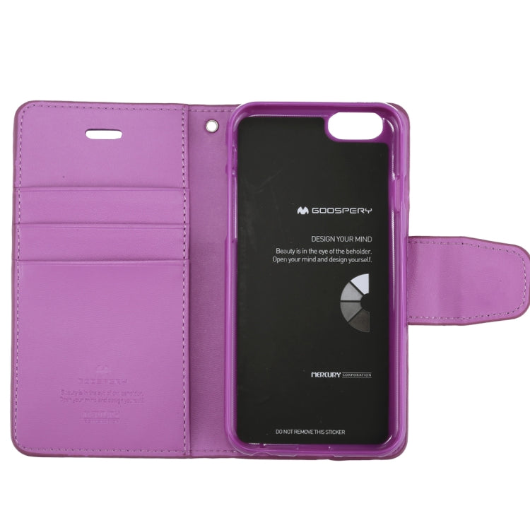 GOOSPERY SONATA DIARY Series for iPhone 6 Plus & 6s Plus Horizontal Flip Leather Case with Holder & Card Slots & Wallet