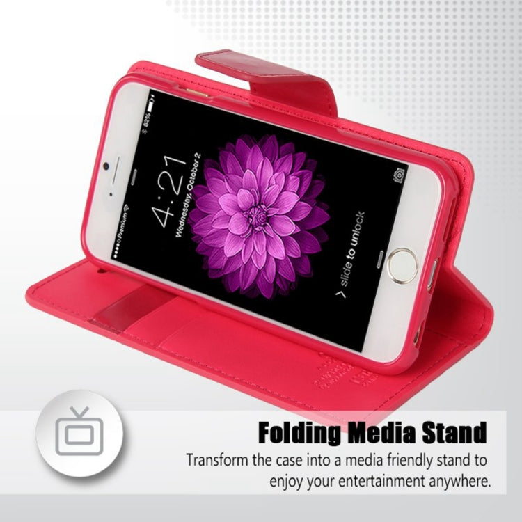 GOOSPERY SONATA DIARY Series for iPhone 6 Plus & 6s Plus Horizontal Flip Leather Case with Holder & Card Slots & Wallet