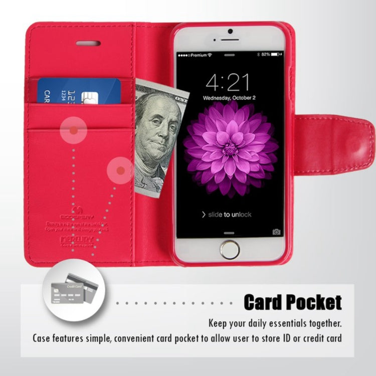 GOOSPERY SONATA DIARY Series for iPhone 6 Plus & 6s Plus Horizontal Flip Leather Case with Holder & Card Slots & Wallet