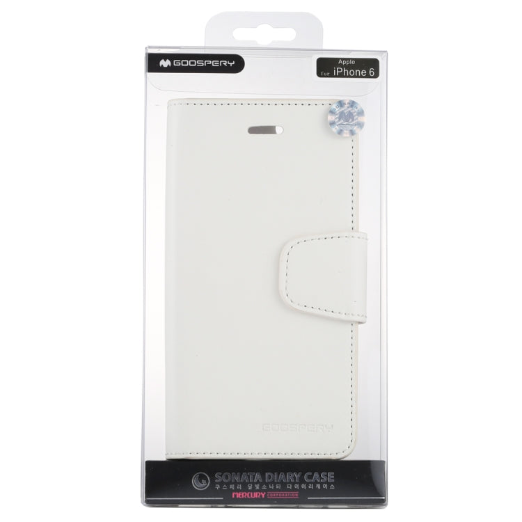 GOOSPERY SONATA DIARY Series for iPhone 6 Plus & 6s Plus Horizontal Flip Leather Case with Holder & Card Slots & Wallet