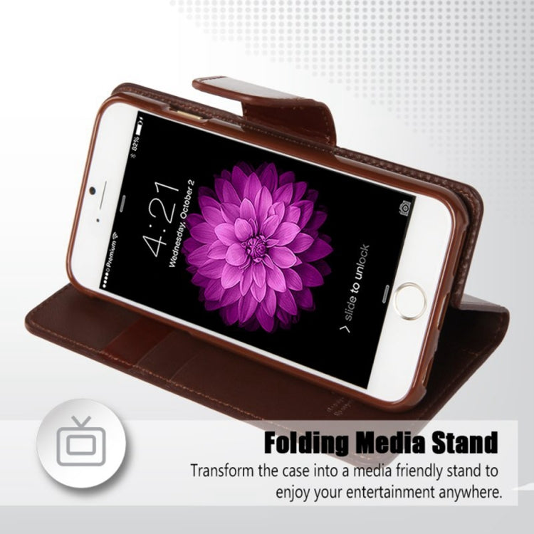 GOOSPERY SONATA DIARY Series for iPhone 6 Plus & 6s Plus Horizontal Flip Leather Case with Holder & Card Slots & Wallet