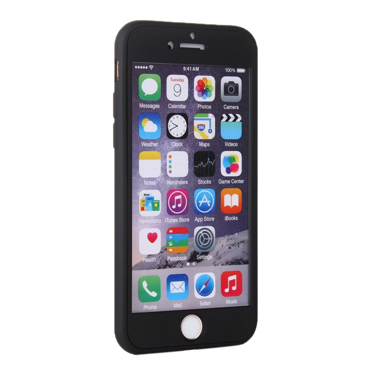 For iPhone 6 Plus & 6s Plus 360 Degree Shockproof Oil Spout Silicone Back Case + PC Cover Combination Protective Case