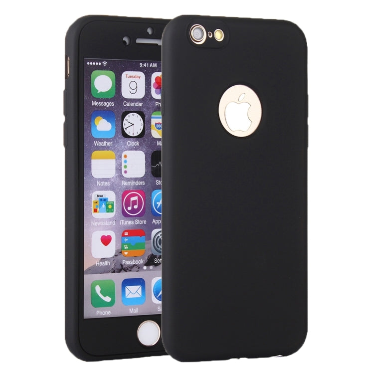 For iPhone 6 Plus & 6s Plus 360 Degree Shockproof Oil Spout Silicone Back Case + PC Cover Combination Protective Case