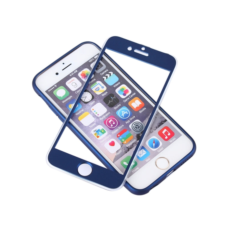 For iPhone 6 Plus & 6s Plus 360 Degree Shockproof Oil Spout Silicone Back Case + PC Cover Combination Protective Case