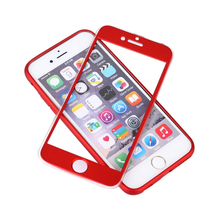 For iPhone 6 Plus & 6s Plus 360 Degree Shockproof Oil Spout Silicone Back Case + PC Cover Combination Protective Case