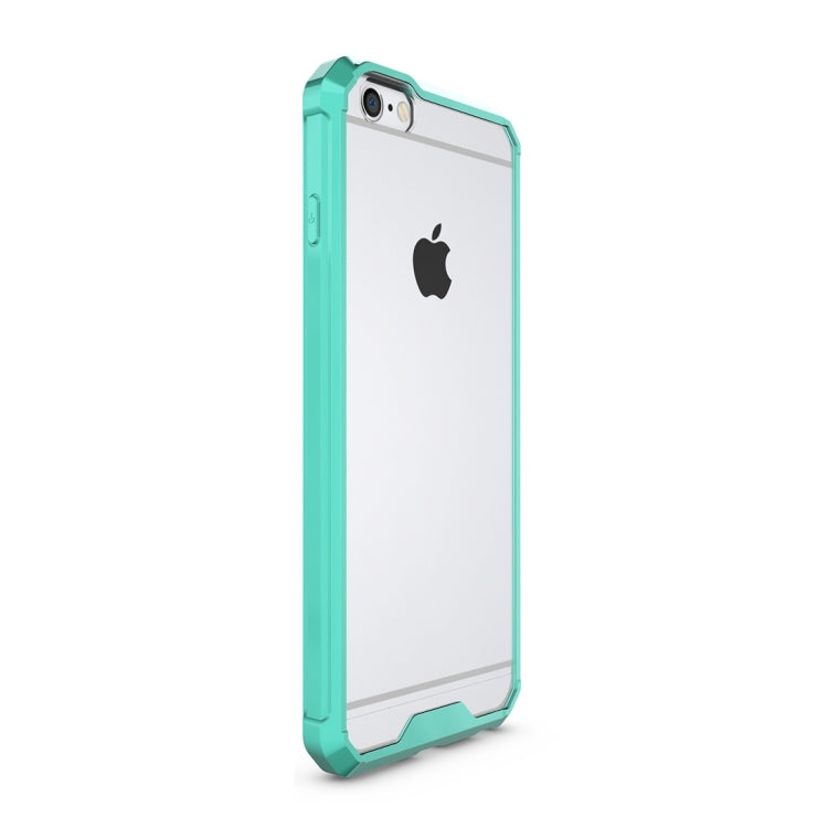For iPhone 6 Plus & 6s Plus Shockproof Acrylic + TPU Transparent Armor Protective Case