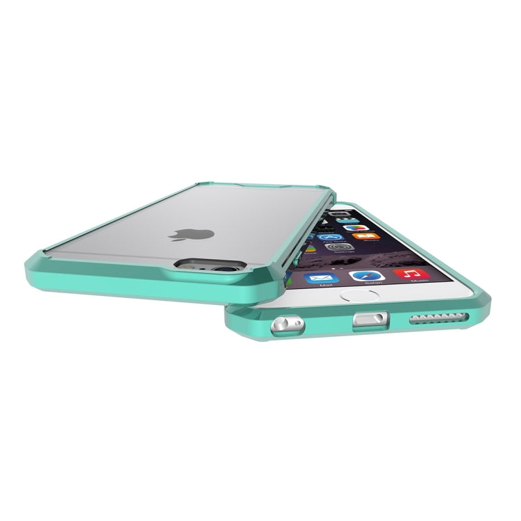 For iPhone 6 Plus & 6s Plus Shockproof Acrylic + TPU Transparent Armor Protective Case