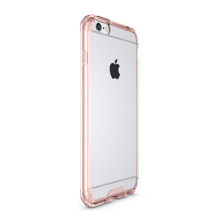 For iPhone 6 Plus & 6s Plus Shockproof Acrylic + TPU Transparent Armor Protective Case