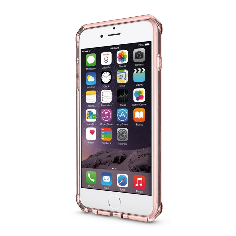 For iPhone 6 Plus & 6s Plus Shockproof Acrylic + TPU Transparent Armor Protective Case