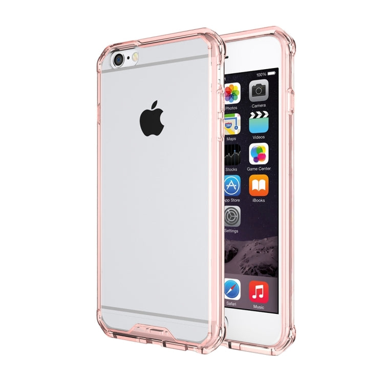 For iPhone 6 Plus & 6s Plus Shockproof Acrylic + TPU Transparent Armor Protective Case