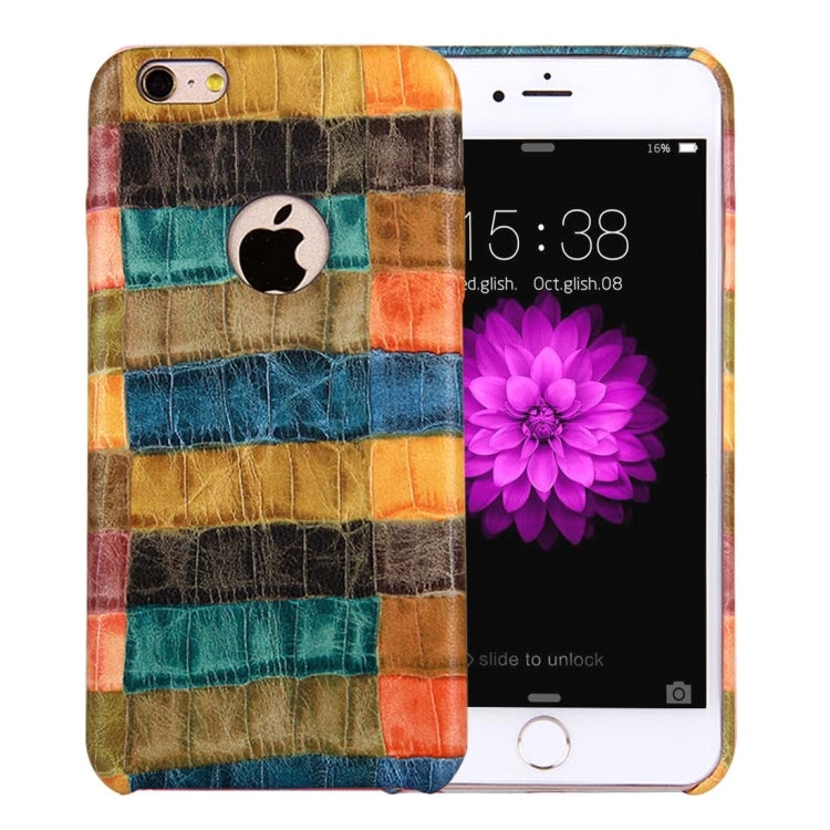 For iPhone 6 Plus & 6s Plus Locust Paste Skin Pattern Protective PU Leather Case