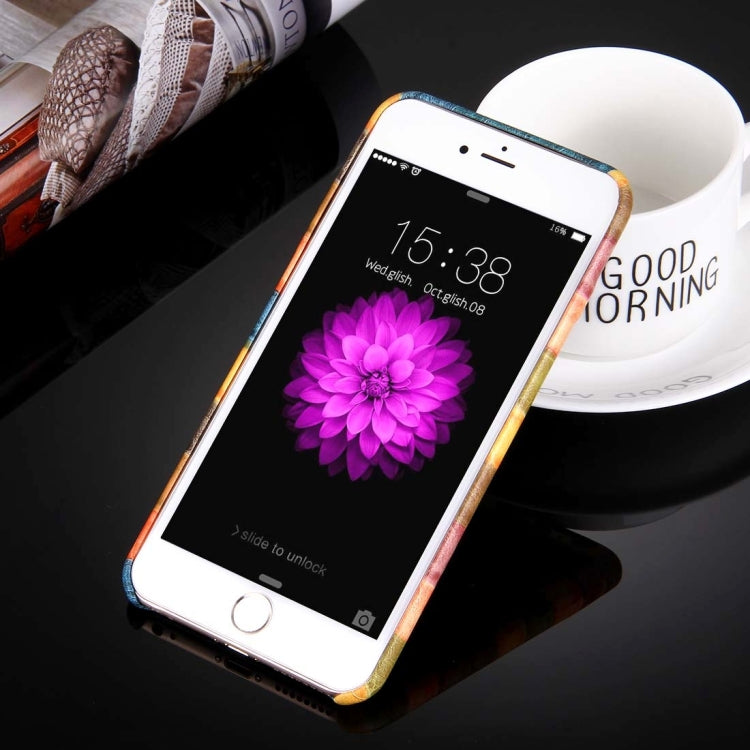 For iPhone 6 Plus & 6s Plus Locust Paste Skin Pattern Protective PU Leather Case