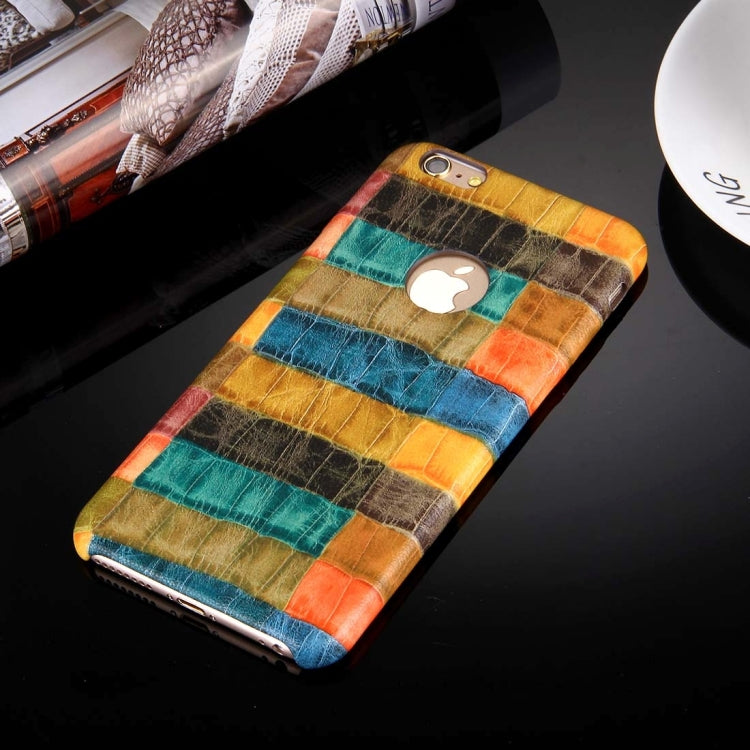 For iPhone 6 Plus & 6s Plus Locust Paste Skin Pattern Protective PU Leather Case