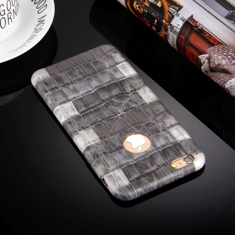 For iPhone 6 Plus & 6s Plus Locust Paste Skin Pattern Protective PU Leather Case